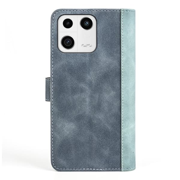 Tofarget lærdeksel for Xiaomi 13 - Blå