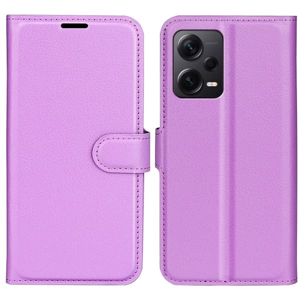 Classic Xiaomi Redmi Note 12 Pro Plus Flippetui - Lilla