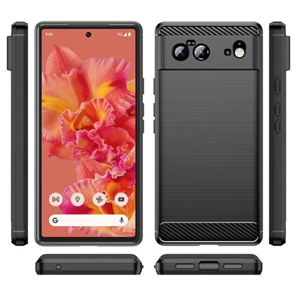 Carbon Flex Etui Google Pixel 6 - Sort