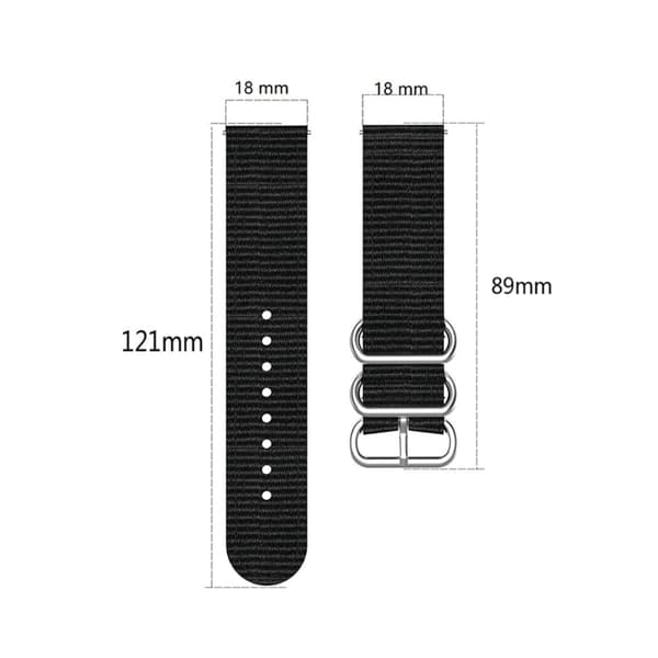 Garmin Forerunner 255S klokkerem i nylon - Svart