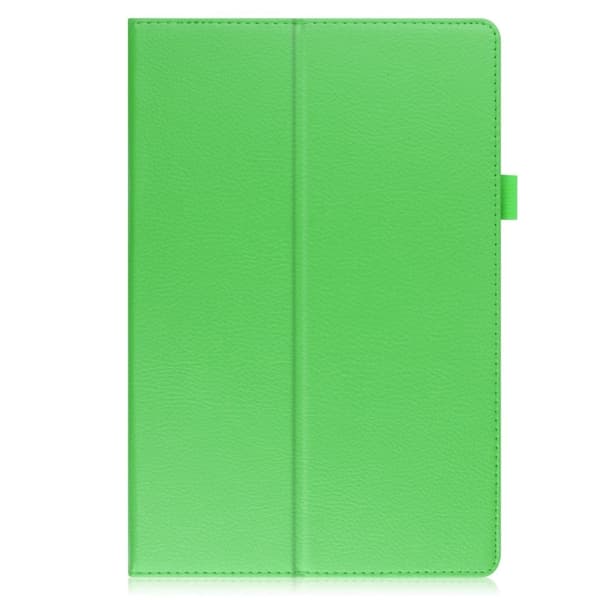 Foldbart etui med Lichi-tekstur til Samsung Galaxy Tab A8 10.5 (2021) - Grøn