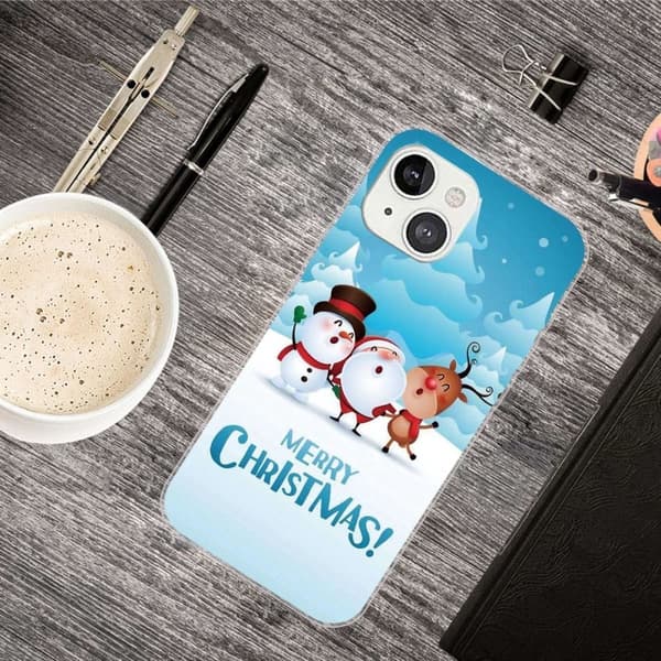 Julfodral till iPhone 14 Plus - Snöfältets Vänner