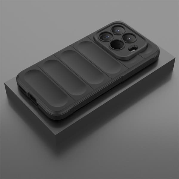 Blødt grebsformet Xiaomi 15T Pro cover - Sort