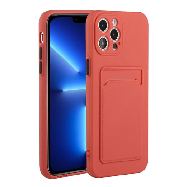 Kortholdercover til iPhone 13 Pro Max - Coral