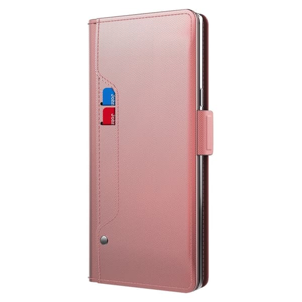 Phone Etui med Make-up Mirror og Slick Design til OnePlus 11 - Rose Gull