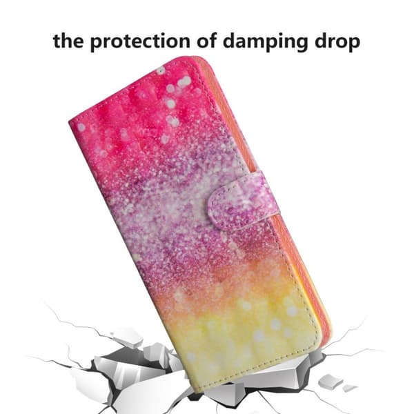 Samsung Galaxy S10 Plus lysspot decorations læder flip etui - Glimmer