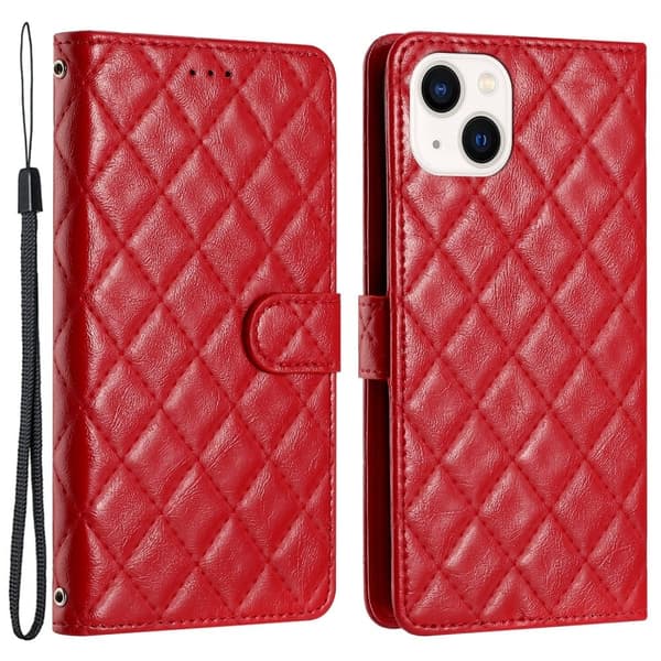 Funktionelt iPhone 13 rombe etui med pung