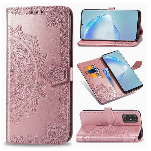 Mandala Samsung Galaxy S20 Plus veske - Rose gull
