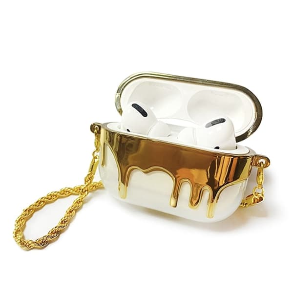 AirPods Pro 2 / Pro parfymeflaske med stropp - Gull