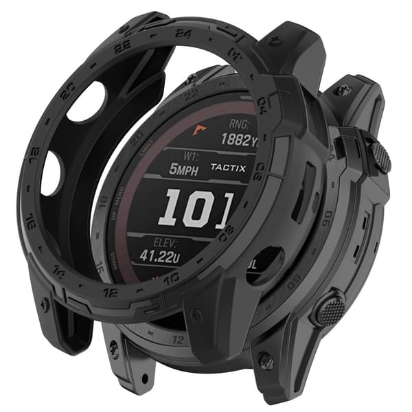 Garmin Enduro 2 / Tactix 7 urskive stil ur cover - Sort