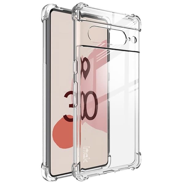 IMAK Airbag Cover for Google Pixel 7 Pro - Läpinäkyvä