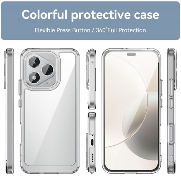Honor 400 Lite smart akryl cover - Transparent