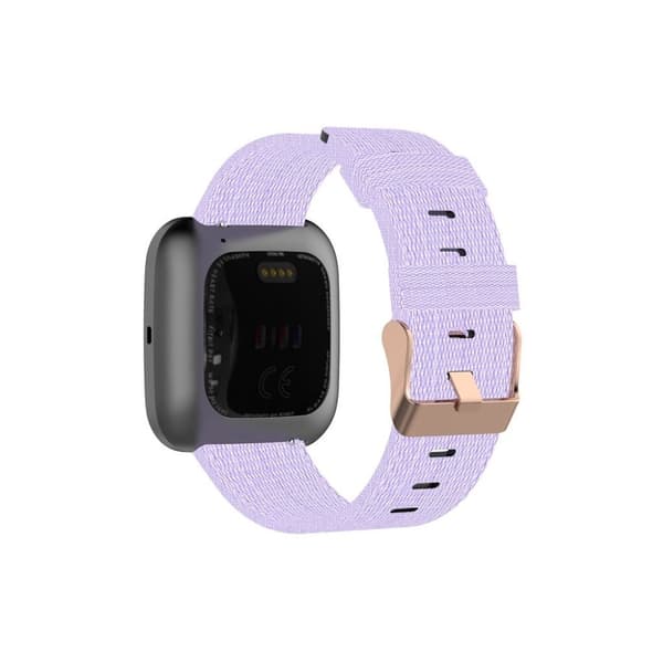 Fitbit Versa / Versa 2 / Blaze nylon Urrem - Lyselilla