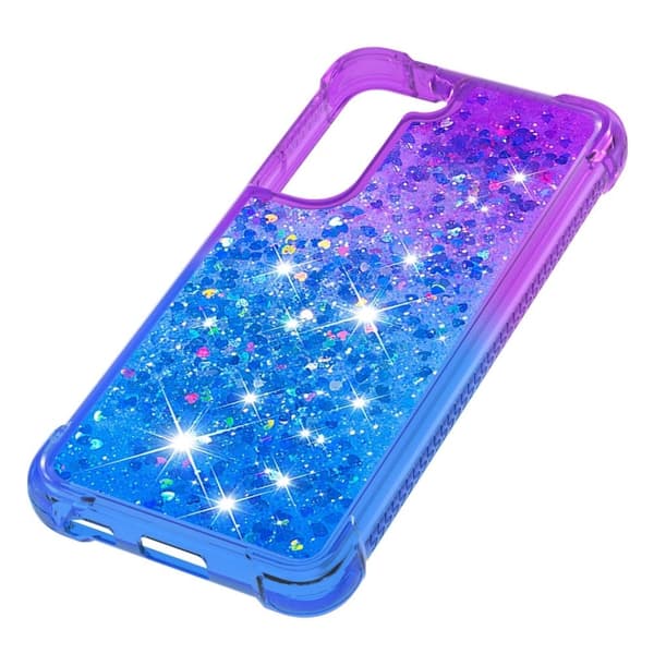Princess Samsung Galaxy S22 Plus Cover - Lilla / Himmelblå