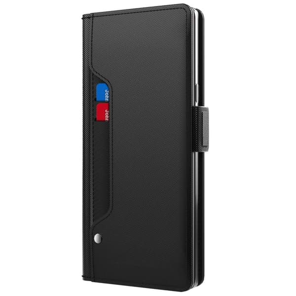 iPhone 16e etui med makeup-spejl i smart design - Sort