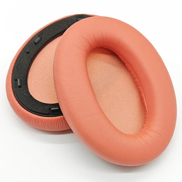 Edifier MT6 Replacement Ear Pads Protein Leather Headphone Ear Cushions - Red