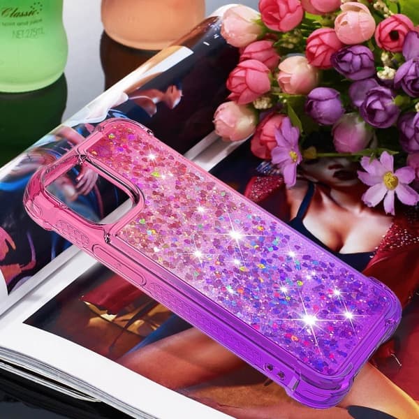 Princess iPhone 13 Pro deksel - Rosa / Lilla
