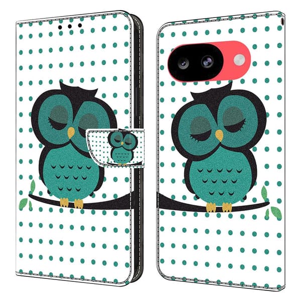 Wonderland Google Pixel 10a flip-etui - Sovende Ugle
