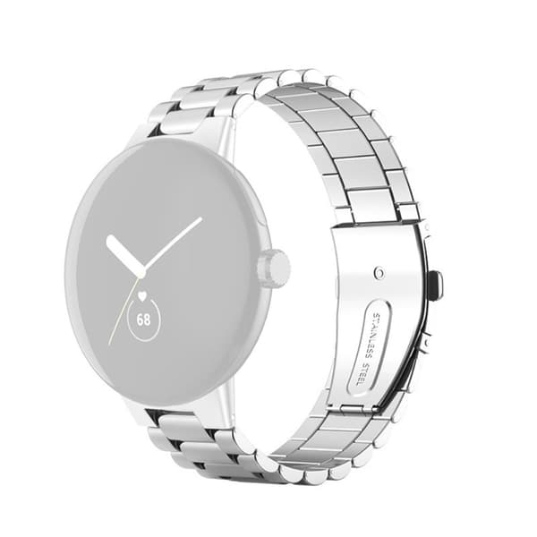 Google Pixel Watch klockarmband i rostfritt stål - Silver