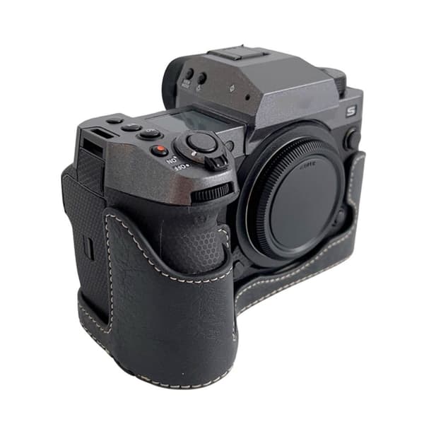 Fujifilm X-H2 læderbetræk til halvkroppen - Sort