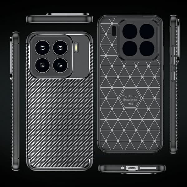 Carbon Shield Xiaomi 15 deksel - Transparent