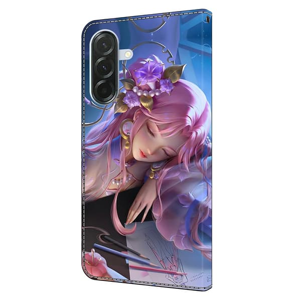 Wonderland Samsung Galaxy A57 flip-etui - Sovende Skjønnhet