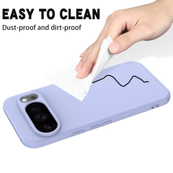 Matte Liquid Google Pixel 10 Pro silikone cover - Lilla