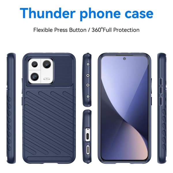 Thunder Xiaomi 13 Etui - Blå