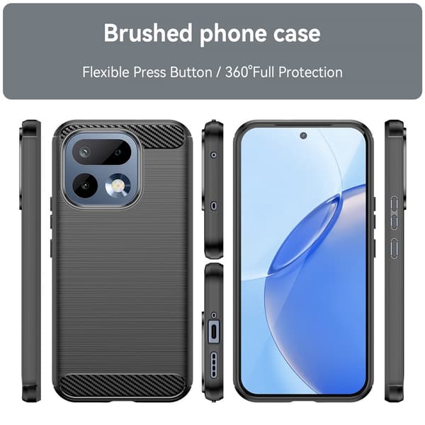Carbon Flex Realme 16 Pro cover - Sort