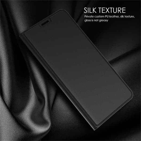 Glat og tyndt premium iPhone 17 Pro Max læderetui - Sort