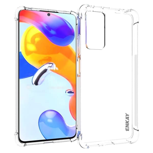 ENKAY klart faldsikkert etui til Xiaomi Redmi Note 11 Pro 5G / Note 11 Pro