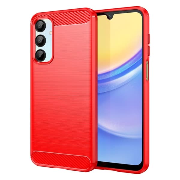 Carbon Flex Samsung Galaxy A16 deksel - Rød