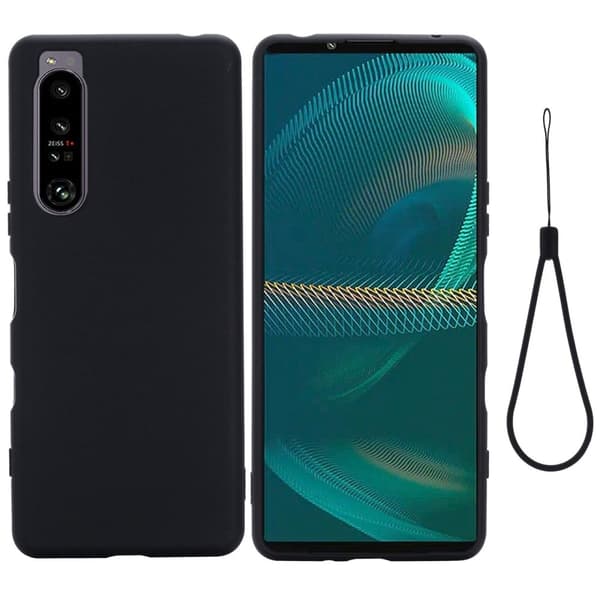 Matte Liquid Sony Xperia 1 IV silikone cover - Sort