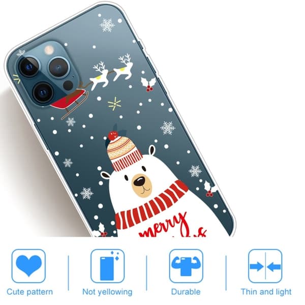Juleveske til iPhone 14 Pro Max - Isbjørn