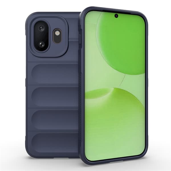 Blødt grebsformet OnePlus 15T cover - Mørkeblå