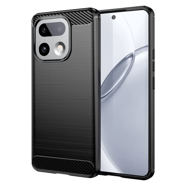Carbon Flex Realme 16 Pro Plus kotelot - Musta