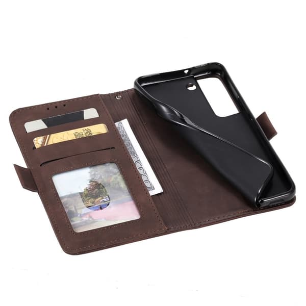 Surburbian Samsung Galaxy S22 Plus læder flip etui - Sort