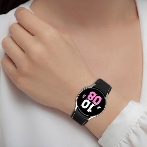 Samsung Galaxy Watch 5 / 4 / 3 (41mm) silikone urrem - Sort / Sort