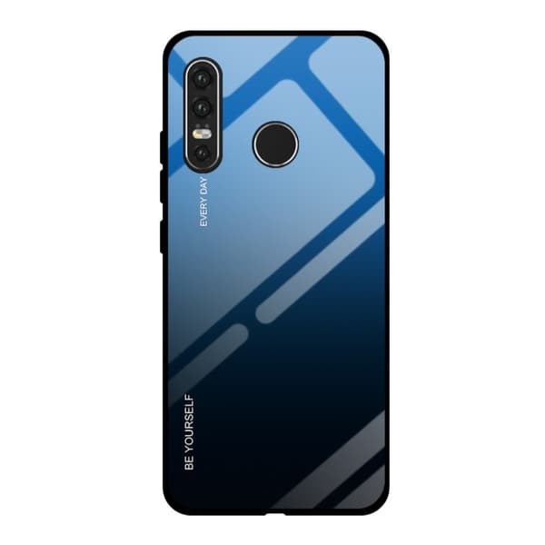 Huawei P30 Lite Gradient fodral - Blå / Svart
