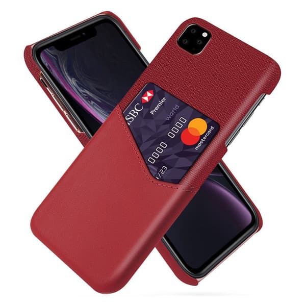 Bofink iPhone 11 Card Kuoret - Punainen