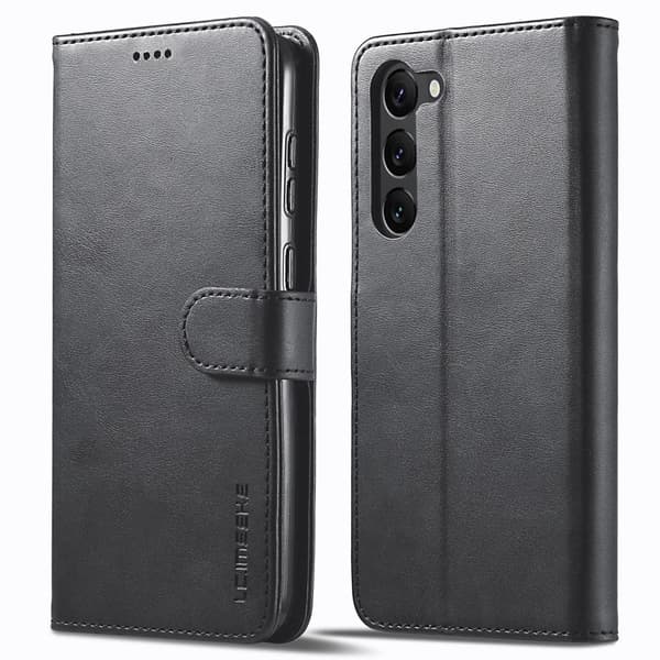 LC.IMEEKE Samsung Galaxy S24 Plus flip etui - Sort