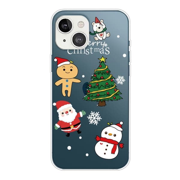 Julfodral till iPhone 14 - Tecknad Jul