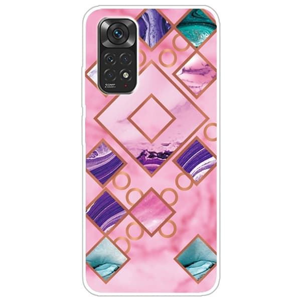 Marble Xiaomi Redmi Note 11 Pro 5G Etui - Rose i Diamant Former