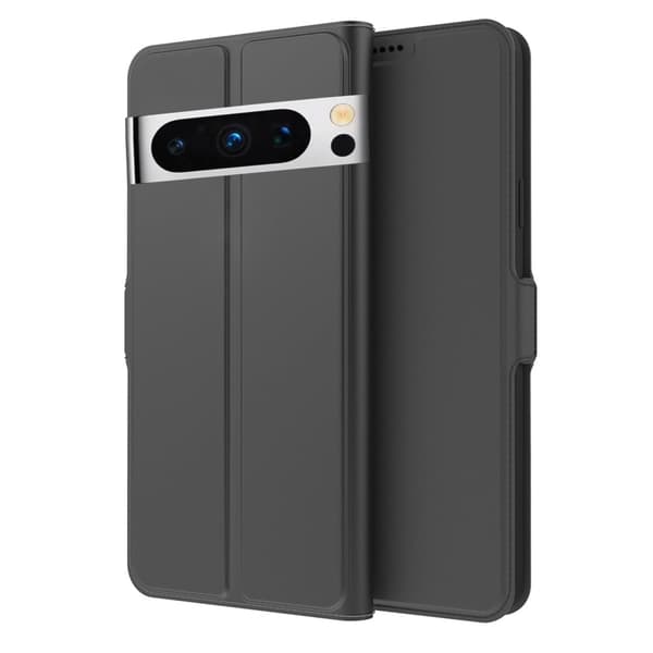 Glat og tyndt premium Google Pixel 8 Pro læderetui - Sort