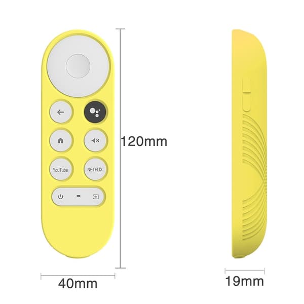 Google Chromecast 2020 TV X-stil silikonöverdrag - Vit