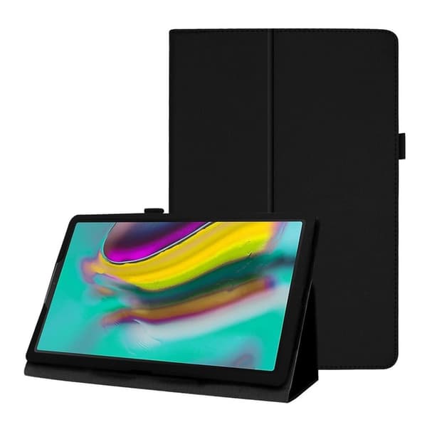 Samsung Galaxy Tab S5e litchi lædercover (T720) - sort