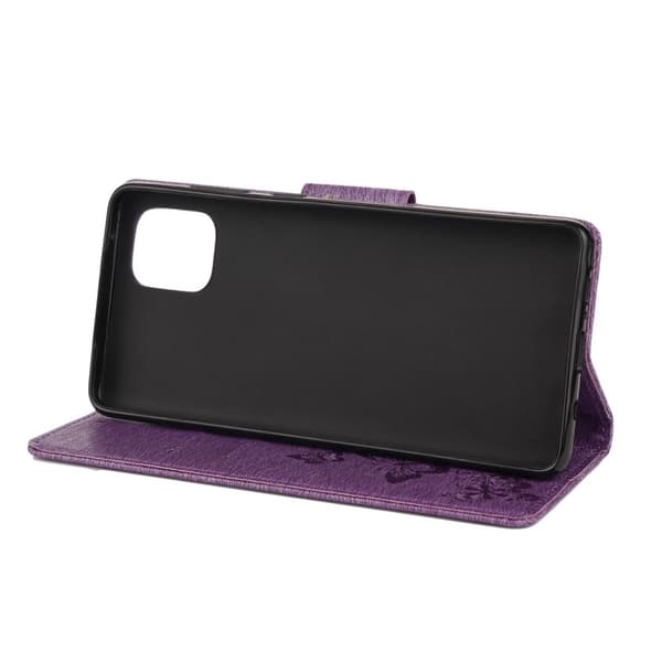 Butterfly Samsung Galaxy Note 10 Lite Etui - Lilla