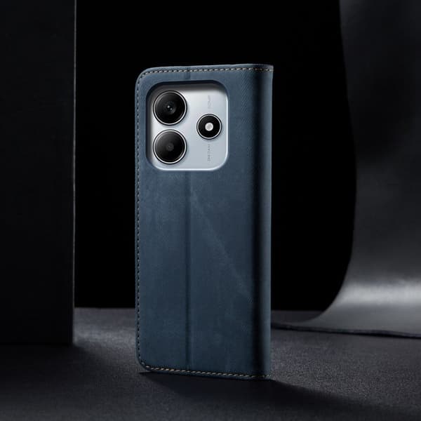Jeans Xiaomi Redmi Note 14 4G flip etui - Blå