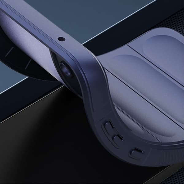 Mjukt greppformat Samsung Galaxy A35 skal - Grön