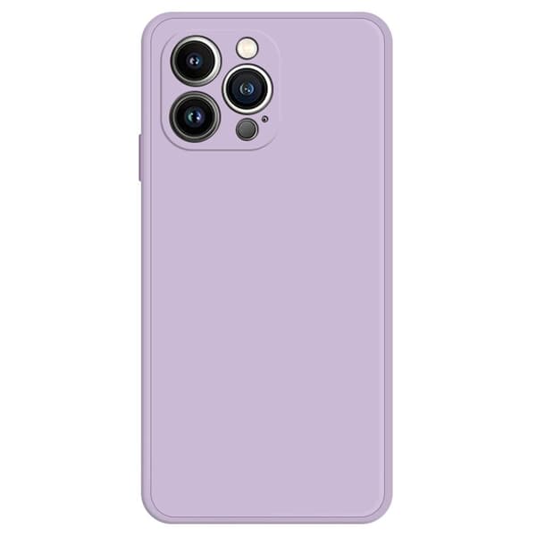 Avfasat gummerat droppskydd för iPhone 14 Pro Max - Lila